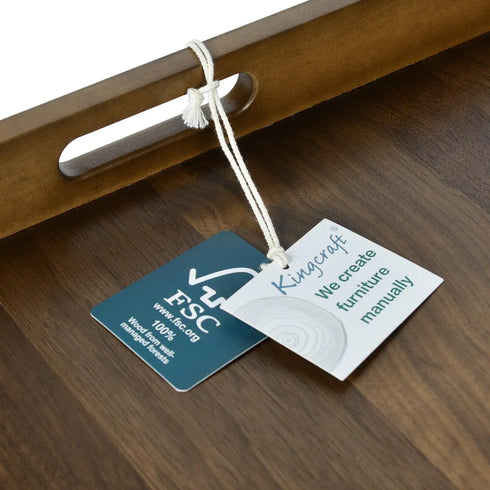Square Black Walnut Serving Tray - Kinwell Furniture
